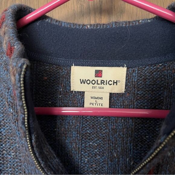 Woolrich Indigo Heather Wool Blend Sweater - Picture 3 of 8